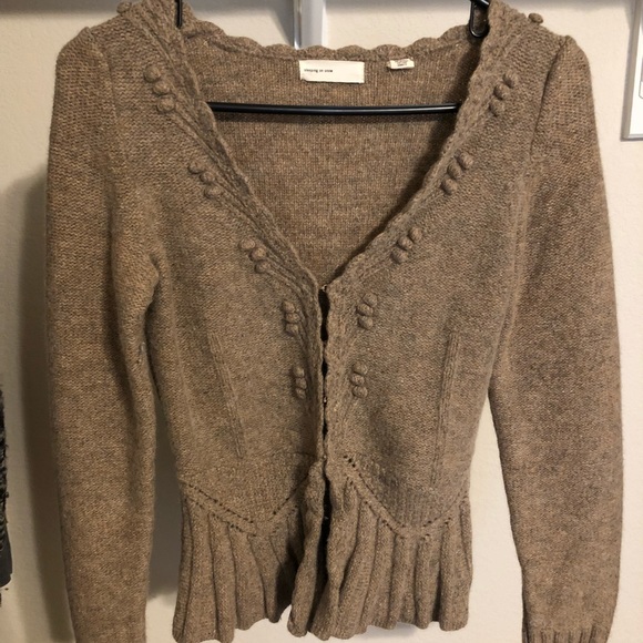 Anthro Sleeping on Snow Wool Cardigan - Picture 4 of 4